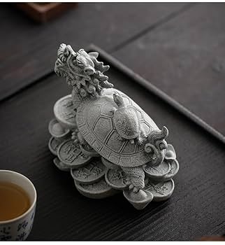 瑞獣竜亀 開運 招財 茶寵 文鎮 茶台 文机 玄関 装飾品 工芸品 美術品 置物 瑞獣竜亀 開運 招財 茶寵 文鎮 茶台 文机 玄関 装飾品